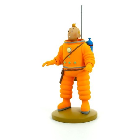 Kuifje: Kuifje de Kosmonaut Statue 12 cm