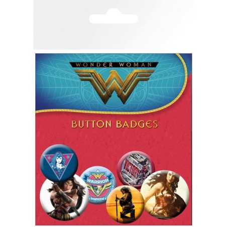 Wonder Woman 6 buttons / badges