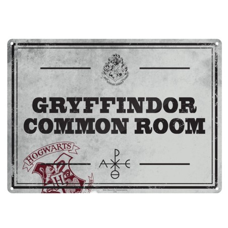 Harry Potter: Common Room Metal Sign