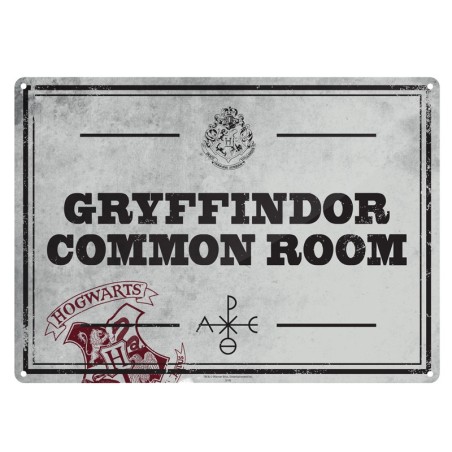 Harry Potter: Common Room Metal Sign Harry Potter: Common Room Metal Sign