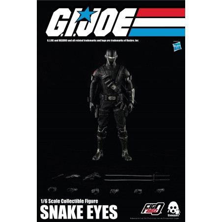 G.I. Joe Action Figure 1/6 Snake Eyes 30 cm