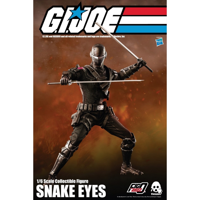 Buy G.I. Joe Action Figure 1/6 Snake Eyes 30 cm, ThreeA Toys