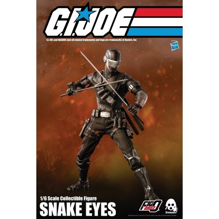 G.I. Joe Action Figure 1/6 Snake Eyes 30 cm