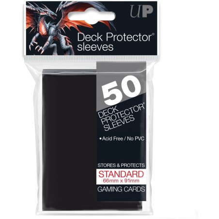 Sleeves - Standaard Zwart (66x91 mm) voor Pokemon en Magic Sleeves - Standaard Zwart (66x91 mm) voor Pokemon en Magic