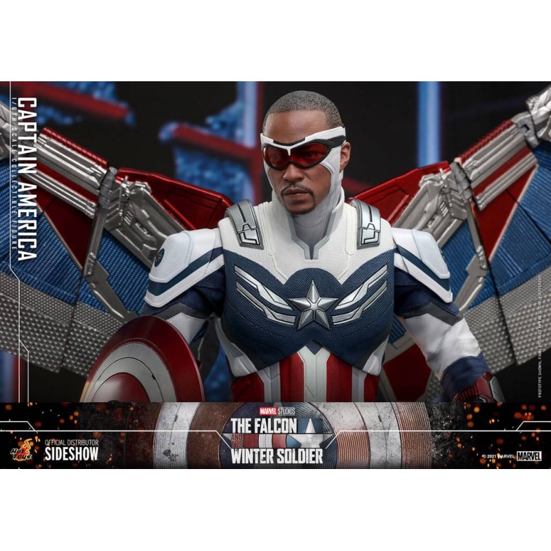 Hot Toys The Falcon and the Winter Soldier - Falcon 1:6 Scale Figure 30cm