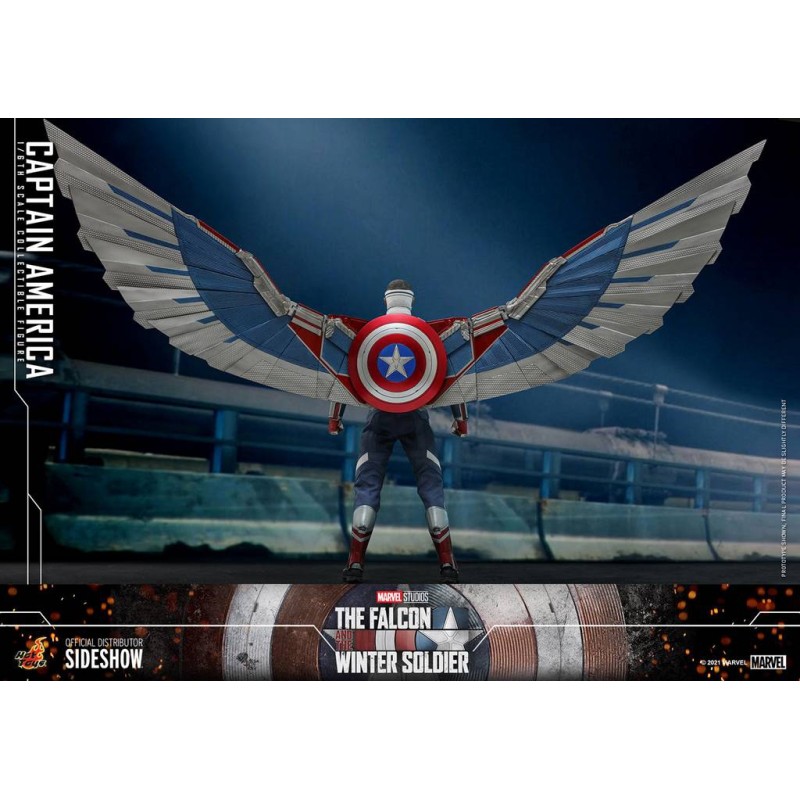 Hot Toys The Falcon and the Winter Soldier - Falcon 1:6 Scale Figure 30cm