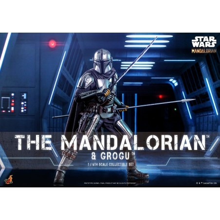Hot Toys The Mandalorian- 1:6 The Mandalorian & Grogu Set