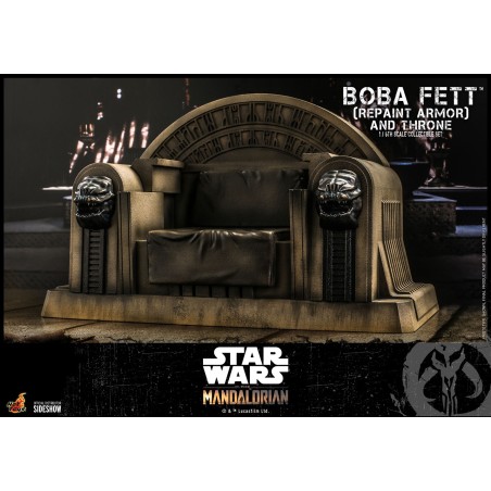 Hot Toys The Mandalorian - Boba Fett Repaint Armor and Throne Hot Toys The Mandalorian - Boba Fett Repaint Armor and Throne