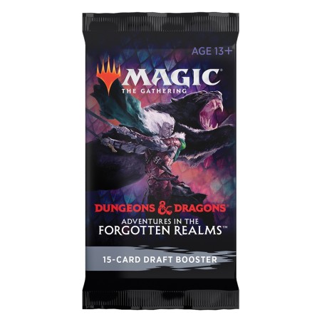 MTG Magic the Gathering: D&D Forgotten Realms Draft booster (1 MTG Magic the Gathering: D&D Forgotten Realms Draft booster (1