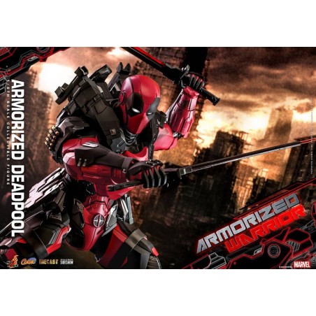 Hot Toys Marvel: Die Cast Armorized Deadpool 1:6 Scale Figure Hot Toys Marvel: Die Cast Armorized Deadpool 1:6 Scale Figure