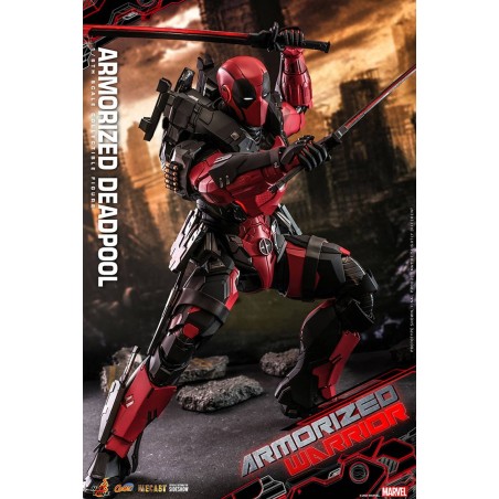 Hot Toys Marvel: Die Cast Armorized Deadpool 1:6 Scale Figure Hot Toys Marvel: Die Cast Armorized Deadpool 1:6 Scale Figure