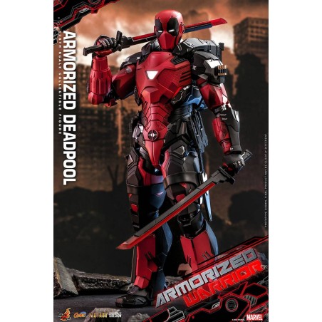 Hot Toys Marvel: Die Cast Armorized Deadpool 1:6 Scale Figure Hot Toys Marvel: Die Cast Armorized Deadpool 1:6 Scale Figure
