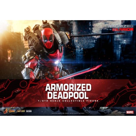 Hot Toys Marvel: Die Cast Armorized Deadpool 1:6 Scale Figure Hot Toys Marvel: Die Cast Armorized Deadpool 1:6 Scale Figure