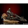 Star Wars: The Mandalorian on Speederbike Deluxe 1:10 Art Scale Star Wars: The Mandalorian on Speederbike Deluxe 1:10 Art Scale