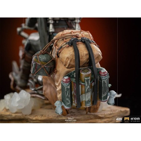 Star Wars: The Mandalorian on Speederbike Deluxe 1:10 Art Scale Star Wars: The Mandalorian on Speederbike Deluxe 1:10 Art Scale