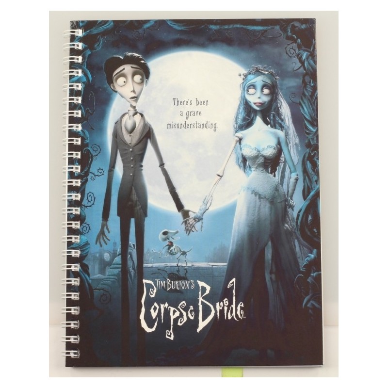 Corpse Bride: Movie Poster Spiral Notebook A5