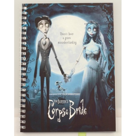 Corpse Bride: Movie Poster Spiral Notebook A5