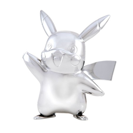 Pokémon 25th Celebration: Silver Pikachu Figurine 7.5cm Pokémon 25th Celebration: Silver Pikachu Figurine 7.5cm
