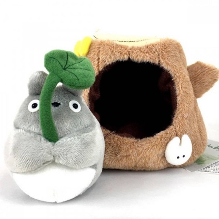 Studio Ghibli: Totoro with Tree Trunk 14 cm Plush