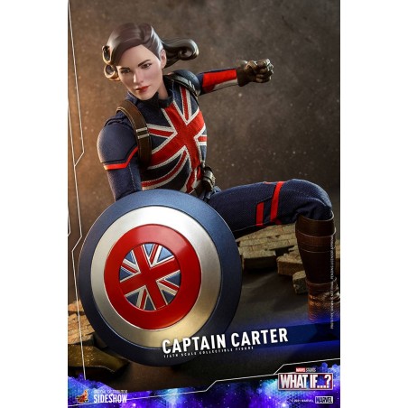 Hot Toys: Marvel: What If - Captain Carter 1:6 Scale Figure 29cm Hot Toys: Marvel: What If - Captain Carter 1:6 Scale Figure 29cm