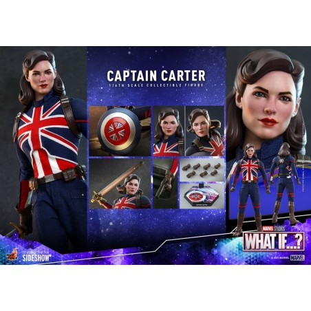 Hot Toys: Marvel: What If - Captain Carter 1:6 Scale Figure 29cm