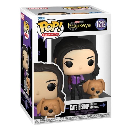 Funko Pop! Marvel: Hawkeye TV Series - Kate Bischop with Lucky Funko Pop! Marvel: Hawkeye TV Series - Kate Bischop with Lucky