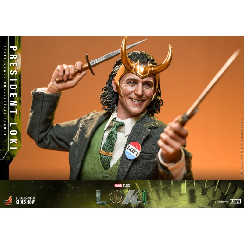 Buy Hot Toys: Marvel: Loki - President Loki 1:6 Scale Figure 31 cm, Hot