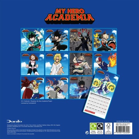 My Hero Academia 2022 Kalender