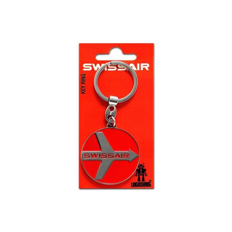 Swissair Metal Keychain
