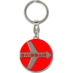 Swissair Metal Keychain