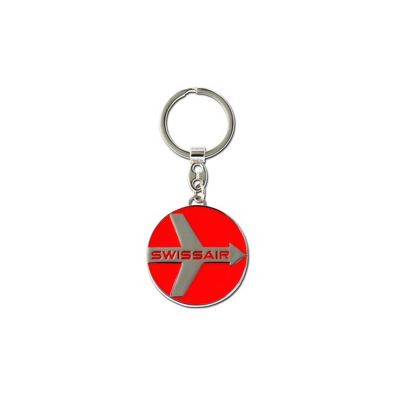 Swissair Metal Keychain