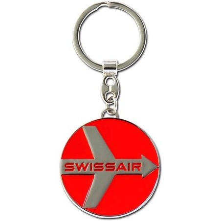 Swissair Metal Keychain