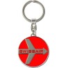 Swissair Metal Keychain
