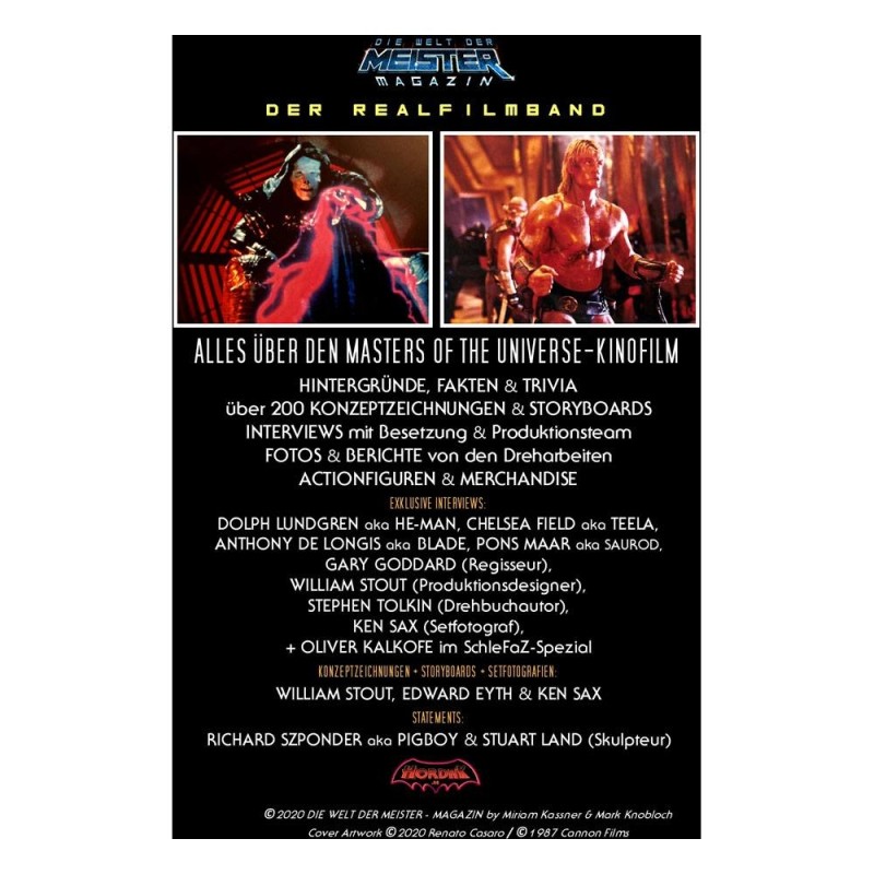 Masters of the Universe Book Die Welt der Meister Magazin: Der