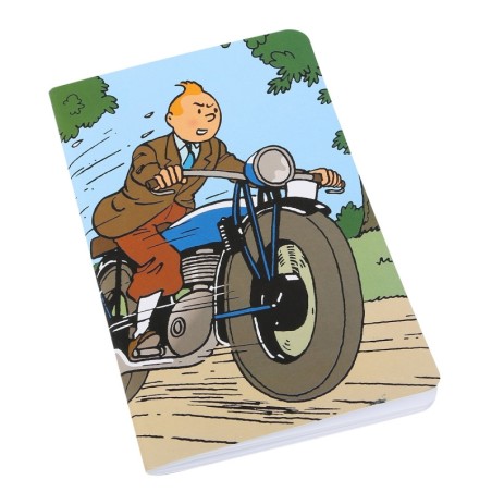 TinTin: TinTin on Motorbike Notebook 20 cm