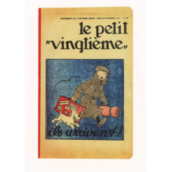Kuifje: Le Petit Vingtième Notitieboek 20 cm