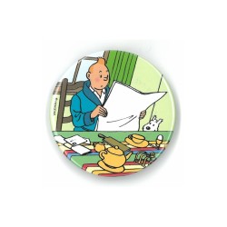 TinTin: Magnet TinTin and Snowy Breakfast 5 cm