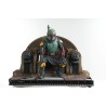 Star Wars: Premier Collection - Mandalorian Boba Fett On Throne Star Wars: Premier Collection - Mandalorian Boba Fett On Throne