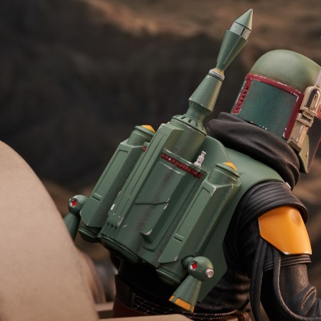 Star Wars: Premier Collection - Mandalorian Boba Fett On Throne Star Wars: Premier Collection - Mandalorian Boba Fett On Throne