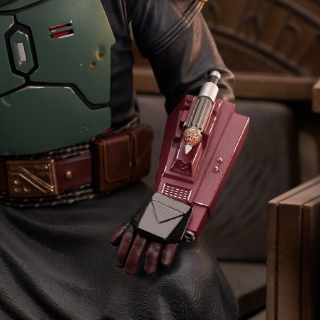 Star Wars: Premier Collection - Mandalorian Boba Fett On Throne Star Wars: Premier Collection - Mandalorian Boba Fett On Throne