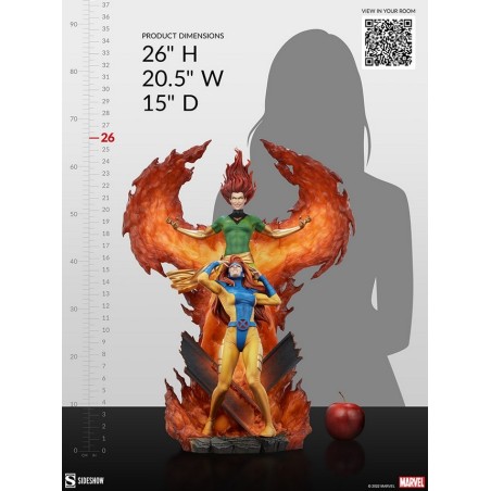 Marvel: X-Men - Phoenix and Jean Grey Maquette 66 cm