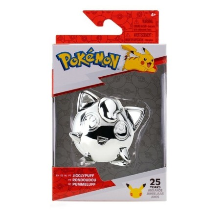 Pokémon: 25th Anniversary Silver Jigglypuff Figure 7 cm