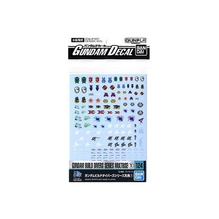 Gundam Decal: No.124 Mobile Suit Gundam Build Diverse Series