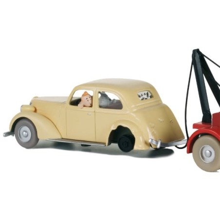 TinTin: De verongelukte auto uit De krab met de gulden scharen TinTin: De verongelukte auto uit De krab met de gulden scharen