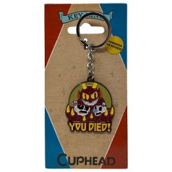 Cuphead: You Died! Metal Keychain 4 cm