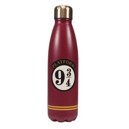 Harry Potter: Platform 9 3-4 Metal Water Bottle 500ml Harry Potter: Platform 9 3-4 Metal Water Bottle 500ml