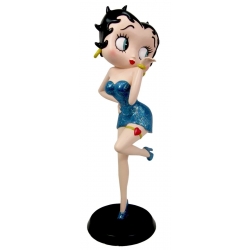 Betty Boop Blowing Kiss Blue statue