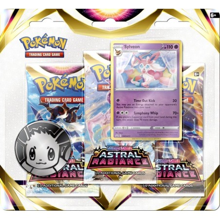 Pokemon: Sword & Shield Astral Radiance - 3-Booster Blister: Pokemon: Sword & Shield Astral Radiance - 3-Booster Blister: