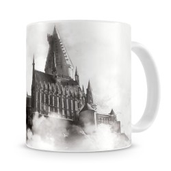 Harry Potter: Hogwarts Castle Black and White Mug