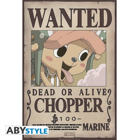 ONE PIECE - Poster "Wanted Chopper New" (52x35) ONE PIECE - Poster "Wanted Chopper New" (52x35)